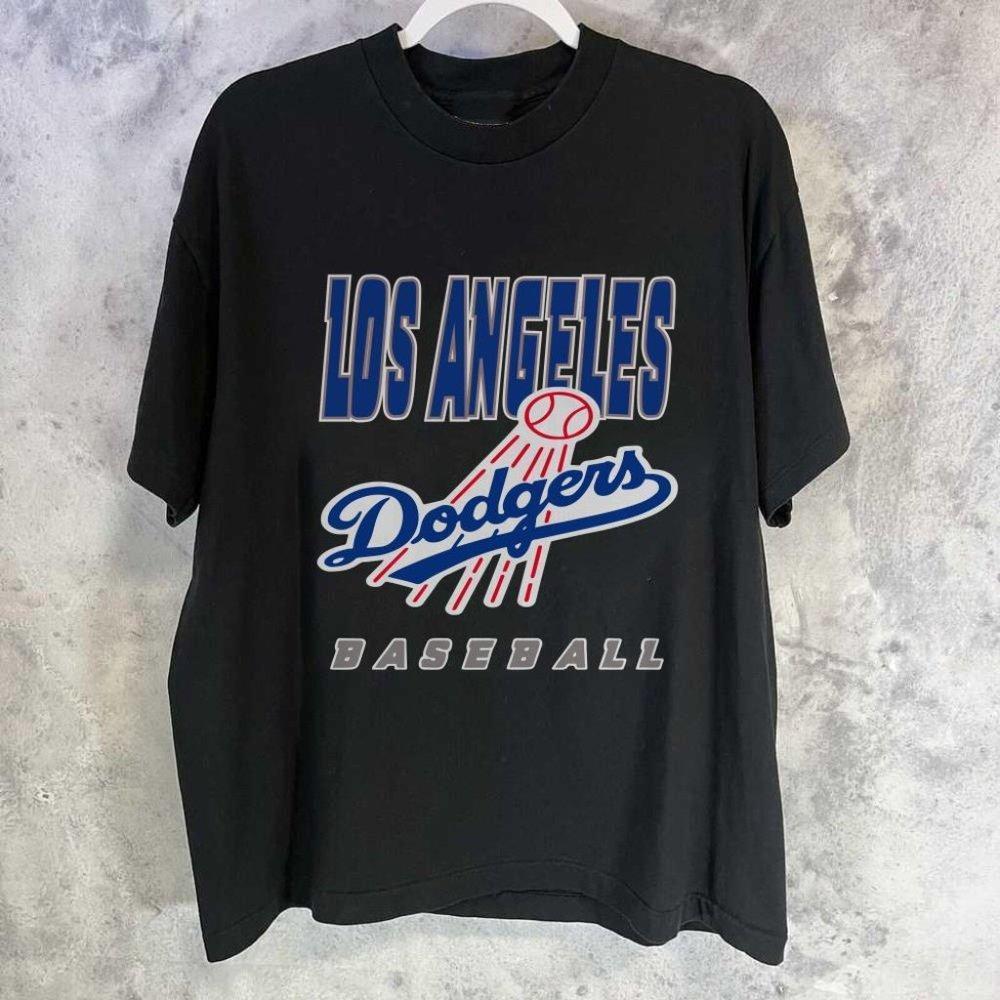 Los Angeles La Dodgers Baseball Fan Sweatshirt Shirt Retro Tee K5